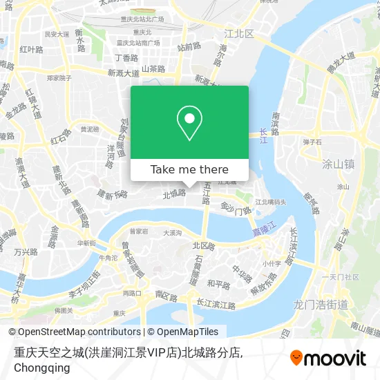 重庆天空之城(洪崖洞江景VIP店)北城路分店 map