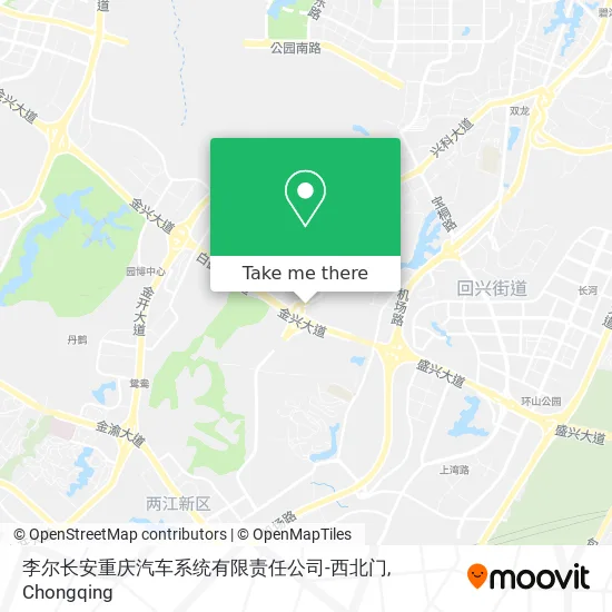 李尔长安重庆汽车系统有限责任公司-西北门 map