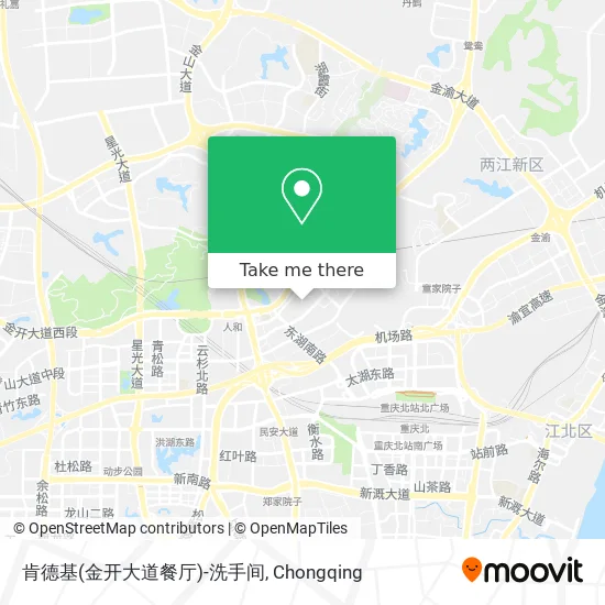 肯德基(金开大道餐厅)-洗手间 map