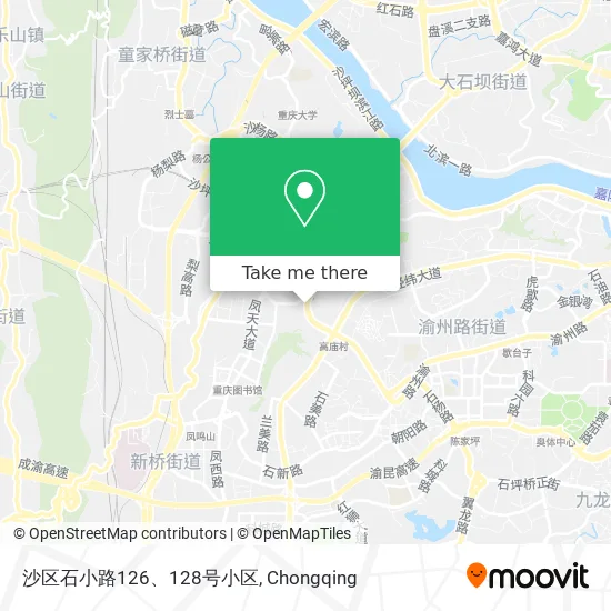 沙区石小路126、128号小区 map