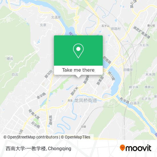 西南大学-一教学楼 map