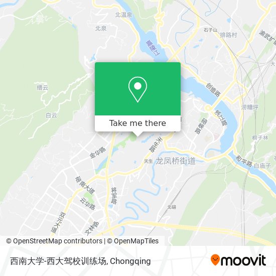 西南大学-西大驾校训练场 map