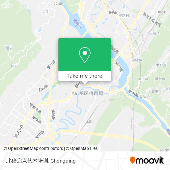 北碚启点艺术培训 map