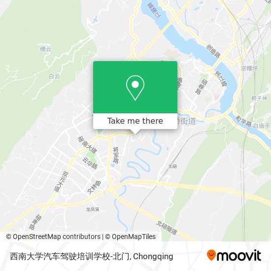 西南大学汽车驾驶培训学校-北门 map