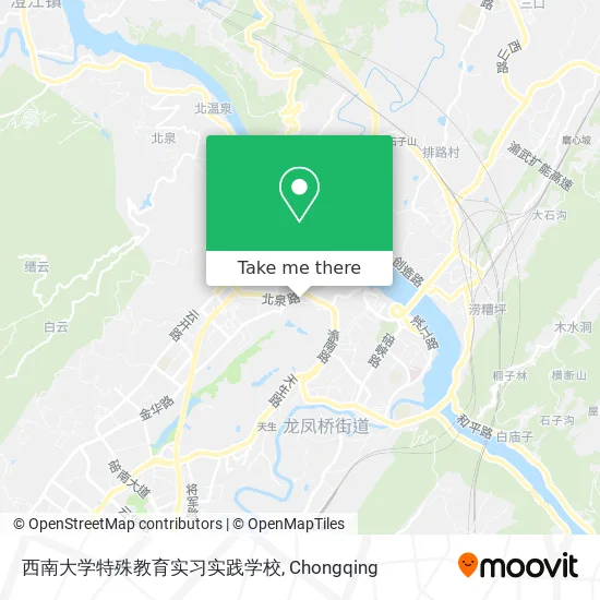 西南大学特殊教育实习实践学校 map