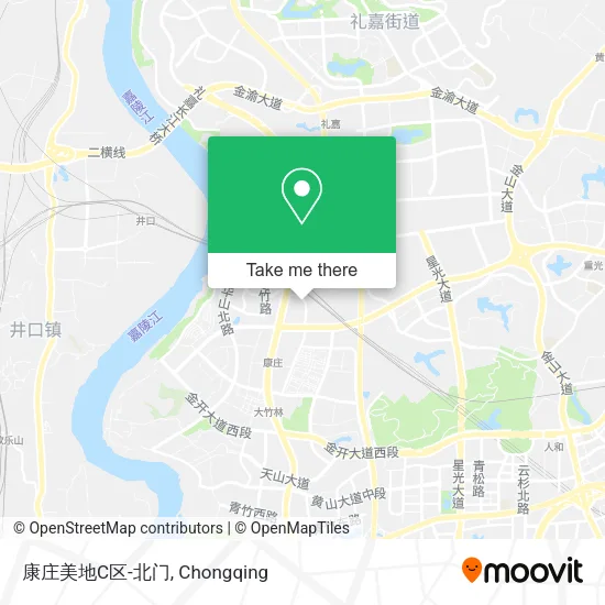 康庄美地C区-北门 map