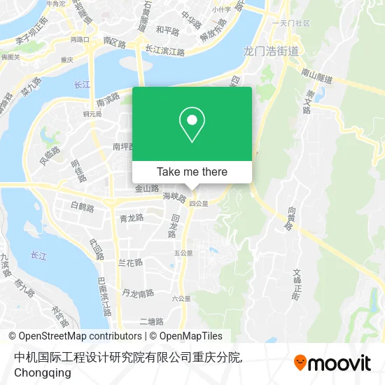 中机国际工程设计研究院有限公司重庆分院 map