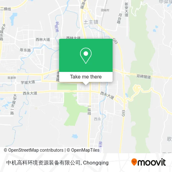 中机高科环境资源装备有限公司 map