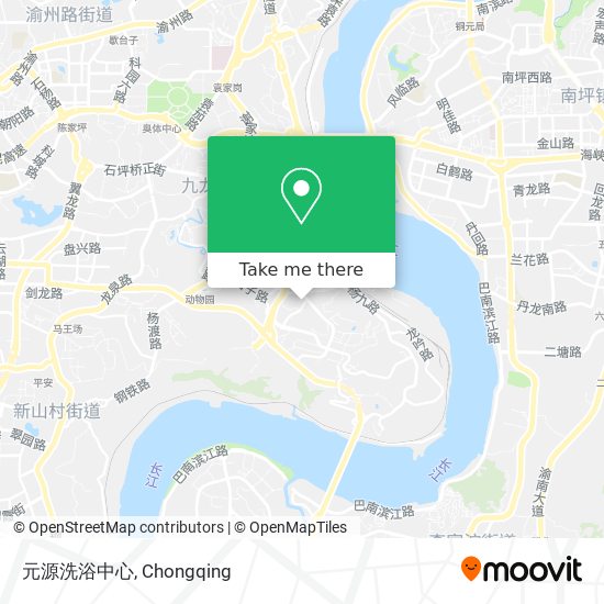 元源洗浴中心 map