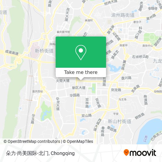 朵力·尚美国际-北门 map