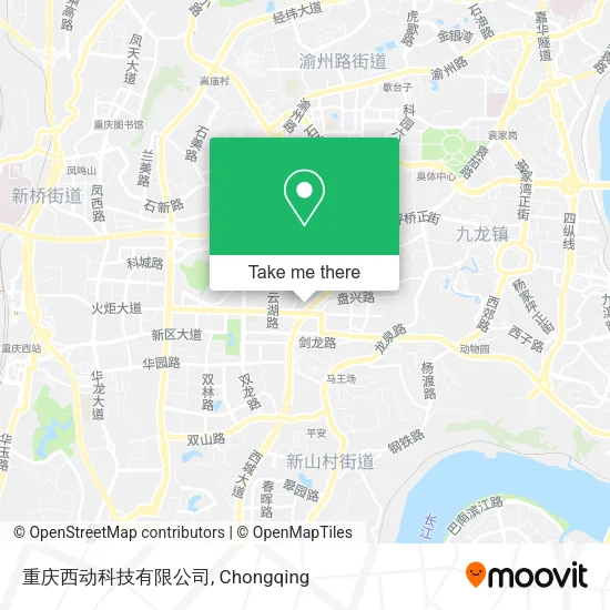 重庆西动科技有限公司 map