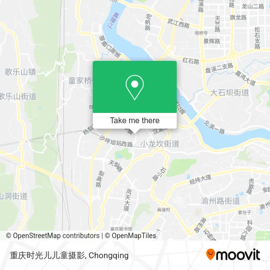 重庆时光儿儿童摄影 map