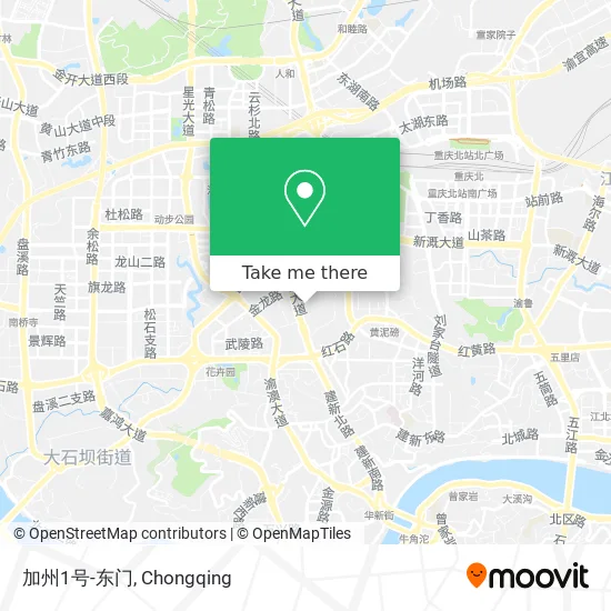 加州1号-东门 map