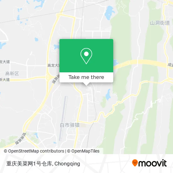 重庆美菜网1号仓库 map