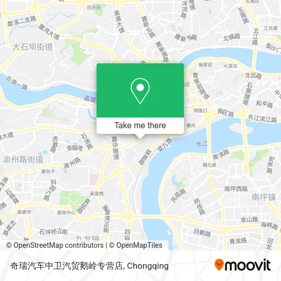 奇瑞汽车中卫汽贸鹅岭专营店 map