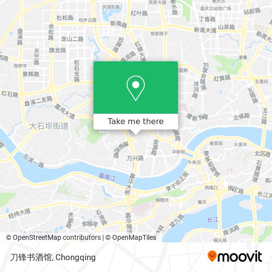 刀锋书酒馆 map