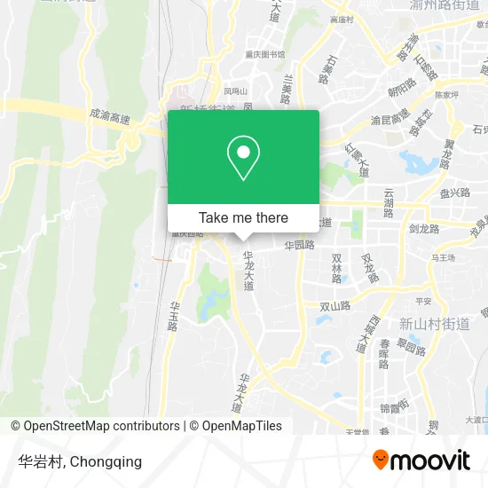 华岩村 map