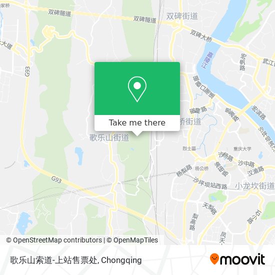 歌乐山索道-上站售票处 map