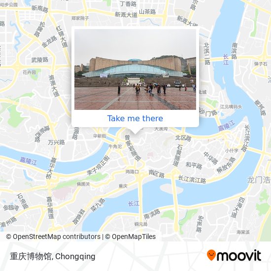 重庆博物馆 map