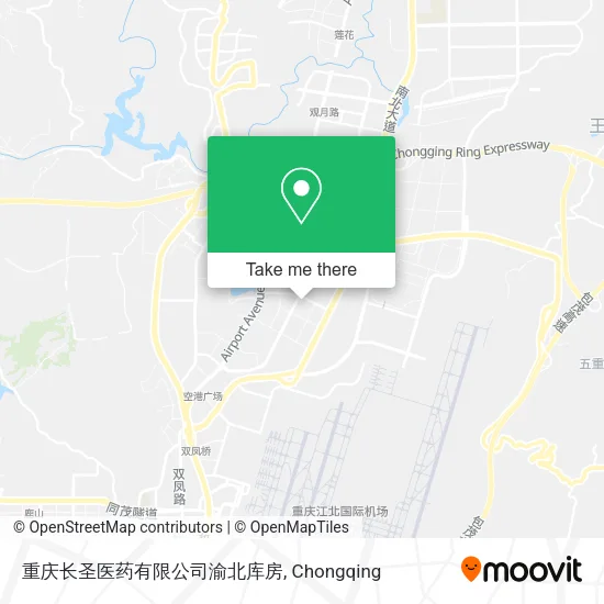 重庆长圣医药有限公司渝北库房 map