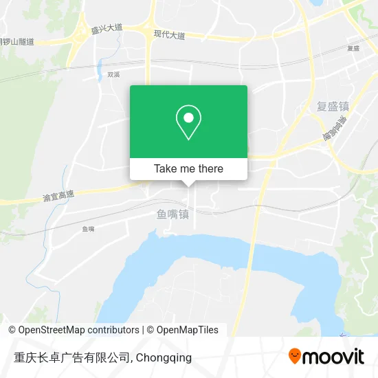 重庆长卓广告有限公司 map
