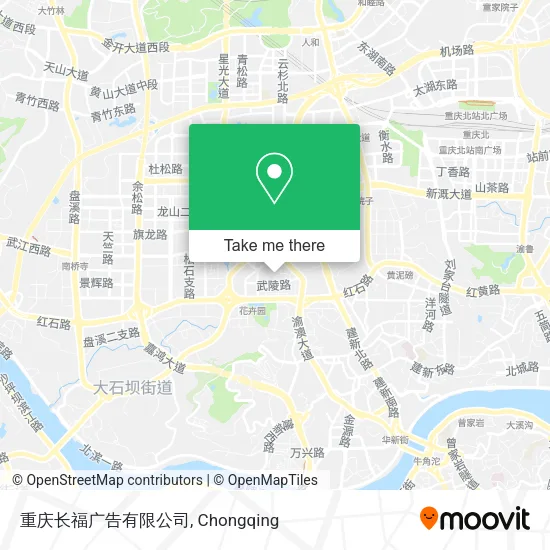 重庆长福广告有限公司 map