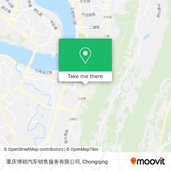 重庆博锦汽车销售服务有限公司 map