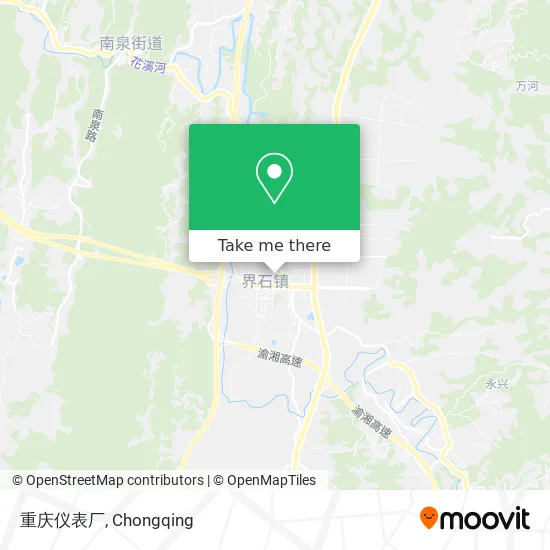 重庆仪表厂 map