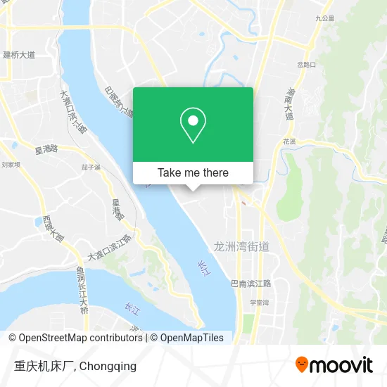 重庆机床厂 map