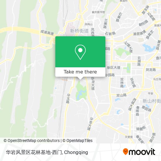 华岩风景区花林基地-西门 map