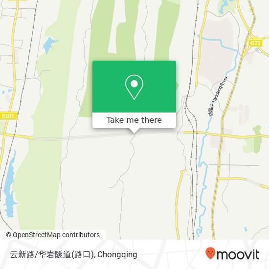 云新路/华岩隧道(路口) map