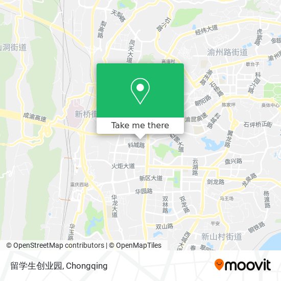 留学生创业园 map