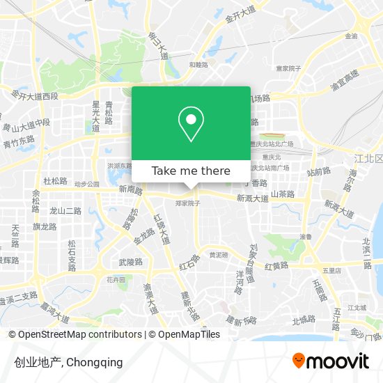创业地产 map