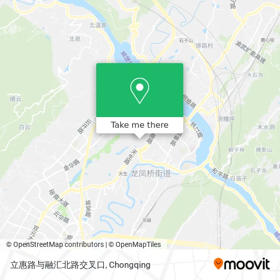 立惠路与融汇北路交叉口 map