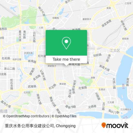 重庆水务公用事业建设公司 map