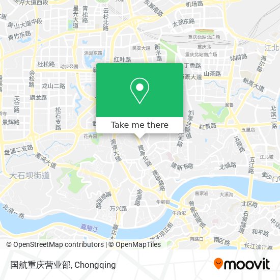 国航重庆营业部 map