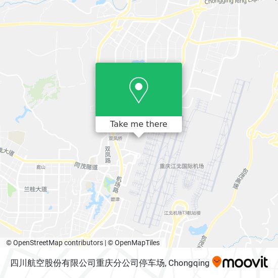 四川航空股份有限公司重庆分公司停车场 map