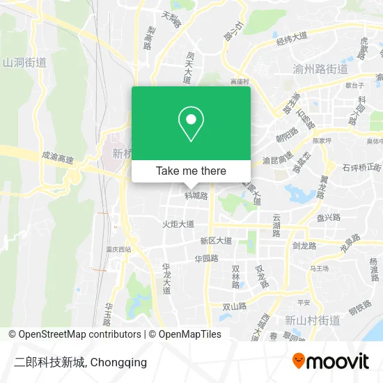 二郎科技新城 map