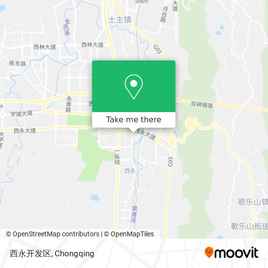 西永开发区 map