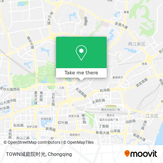 TOWN城庭院时光 map