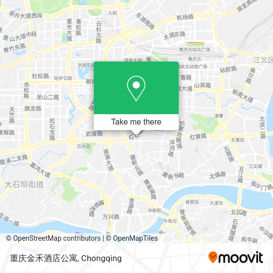 重庆金禾酒店公寓 map