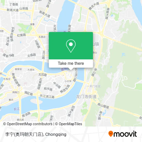 李宁(奥玛朝天门店) map