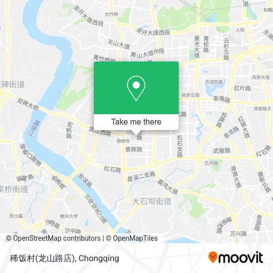 稀饭村(龙山路店) map
