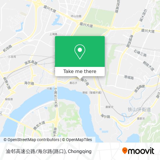 渝邻高速公路/海尔路(路口) map