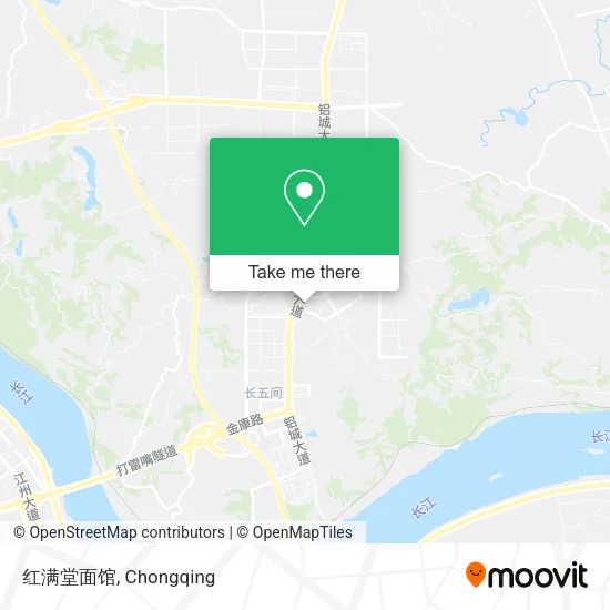 红满堂面馆 map