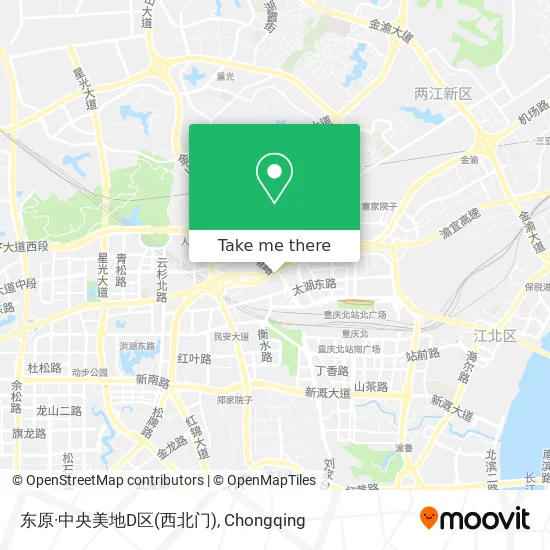 东原·中央美地D区(西北门) map