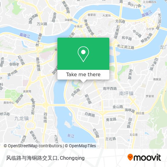 风临路与海铜路交叉口 map