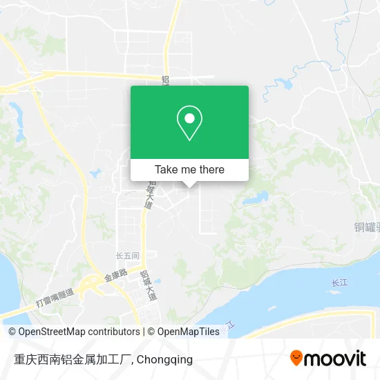 重庆西南铝金属加工厂 map