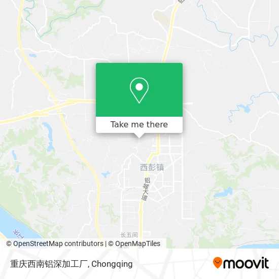 重庆西南铝深加工厂 map