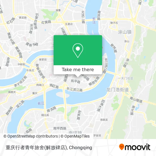 重庆行者青年旅舍(解放碑店) map